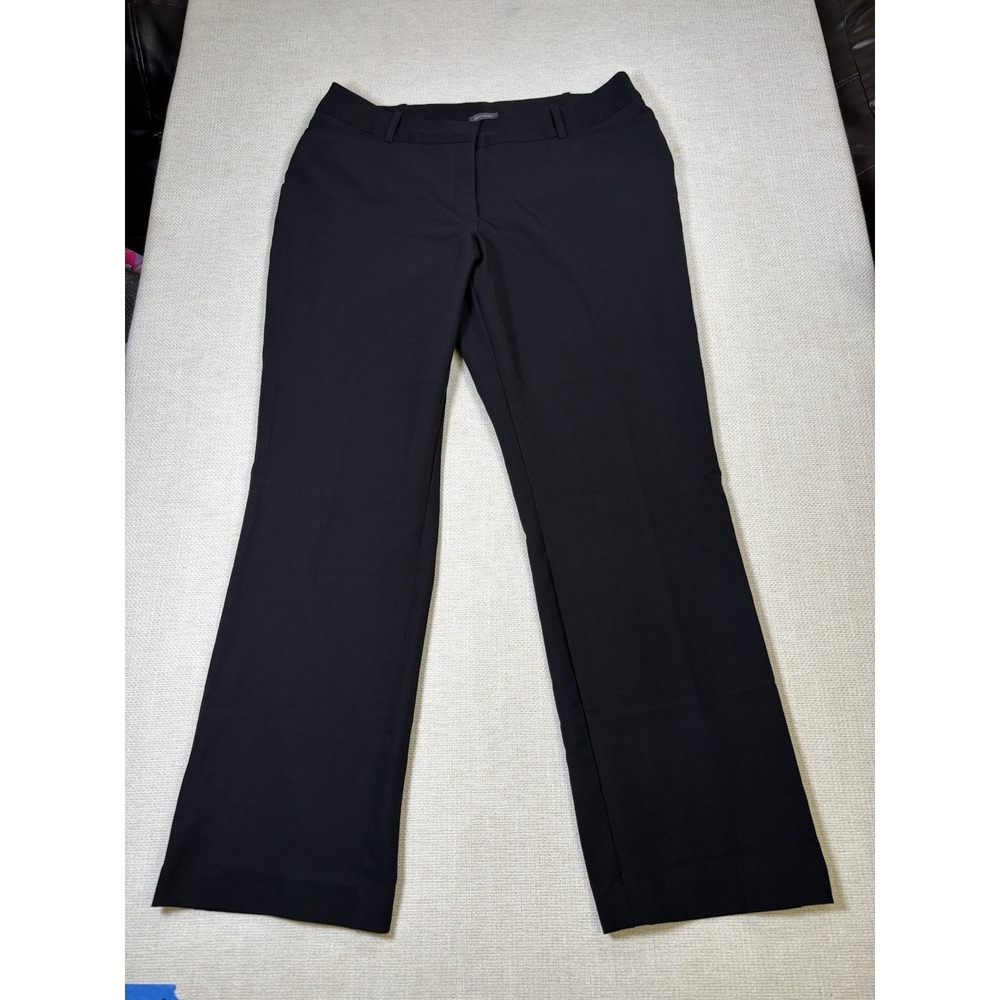 Worthington Black Dress Pants Womens Size 12 Curvy Fit Perfect Trouser